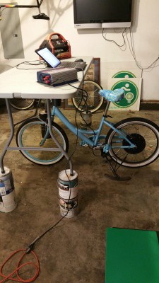 Grid Tied Pedal-Standing Desk prototype