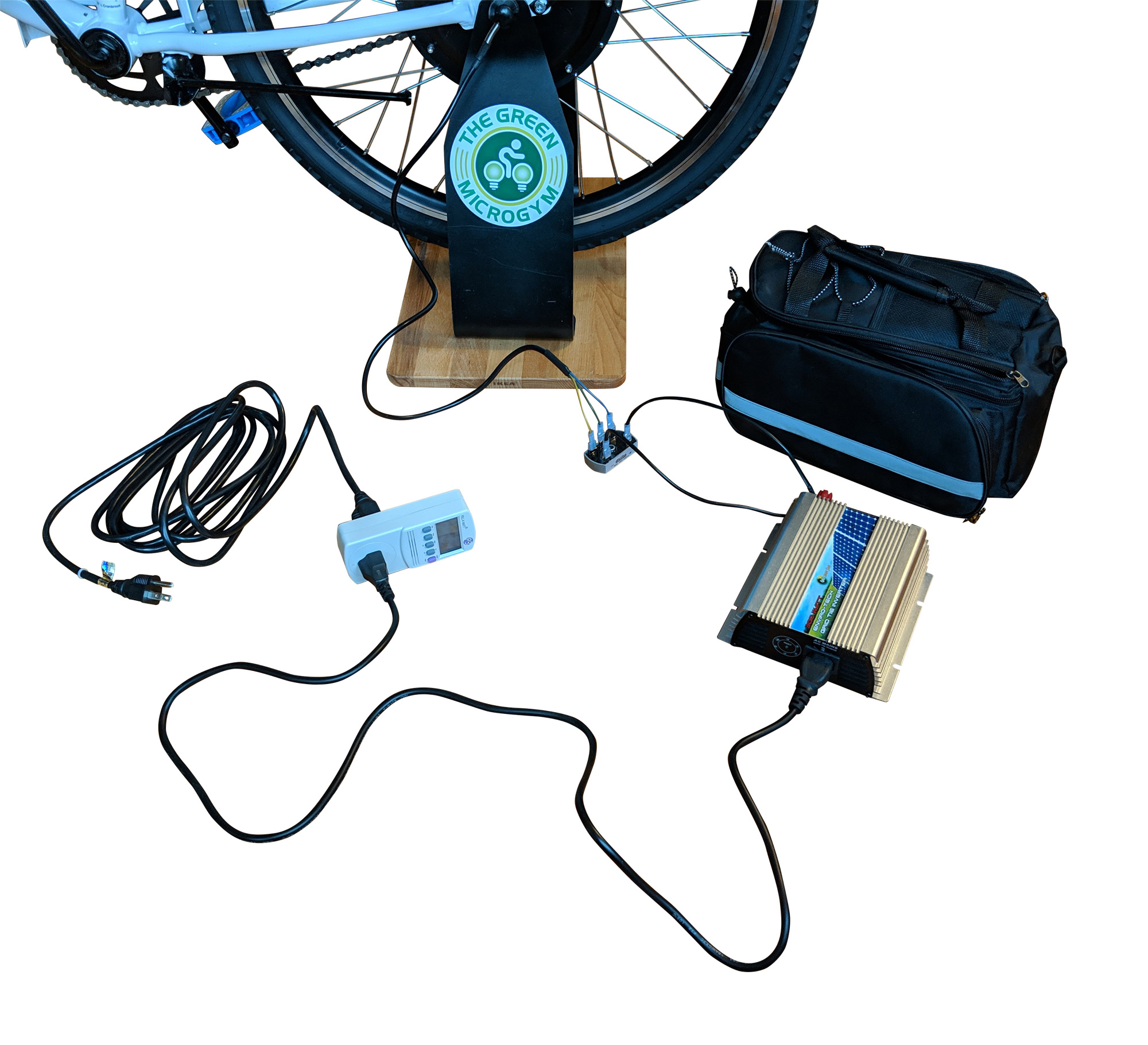 Upcycle Ecocharger DIY Kit 250 Watt Grid-Tied Kit | The Green Fitness Equipment